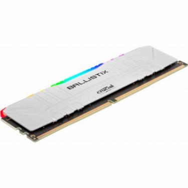 Модуль памяти для компьютера Micron DDR4 8GB 3000 MHz Ballistix White RGB Фото 1