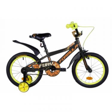 Детский велосипед Formula 16" FURY рама-8,5" 2020 Black/Orange Фото