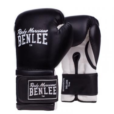 Боксерские перчатки Benlee Madison Deluxe 14oz Black/White Фото