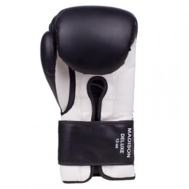 Боксерские перчатки Benlee Madison Deluxe 14oz Black/White Фото 2