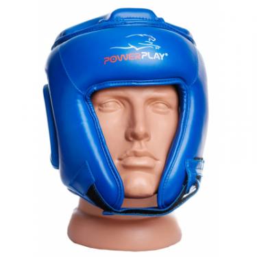 Боксерский шлем PowerPlay 3045 XL Blue Фото 1