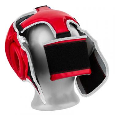 Боксерский шлем PowerPlay 3068 M Red/White Фото 4