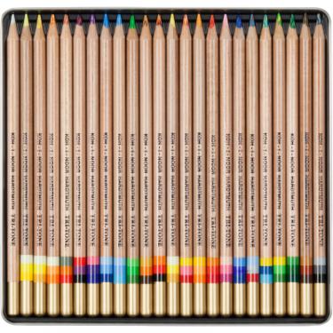 Карандаши цветные Koh-i-Noor Tri-Tone 23 цветов + 1 карандаш-блендер в металлич Фото 1