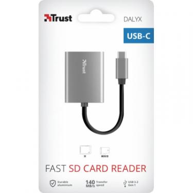 Считыватель флеш-карт Trust Dalyx Fast USB-С Card reader Фото 5