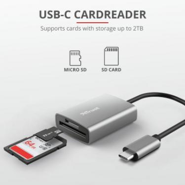 Считыватель флеш-карт Trust Dalyx Fast USB-С Card reader Фото 6