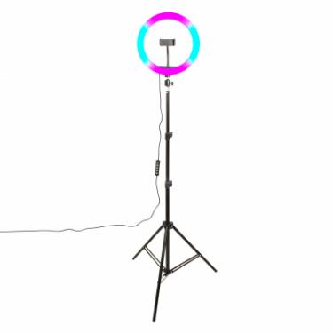 Набор блогера XoKo BS-600, stand 65-185cm with RGB LED lamp 26cm Фото