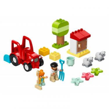Конструктор LEGO DUPLO Town Фермерский трактор и животные Фото 1