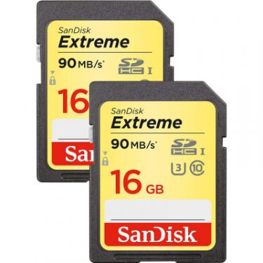 Карта памяти SanDisk 2x16GB SDXC class 10 UHS-1 Фото 1
