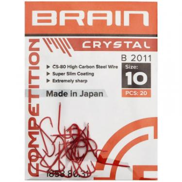 Крючок Brain fishing Crystal B2011 16 (20 шт/уп) Red Фото 1