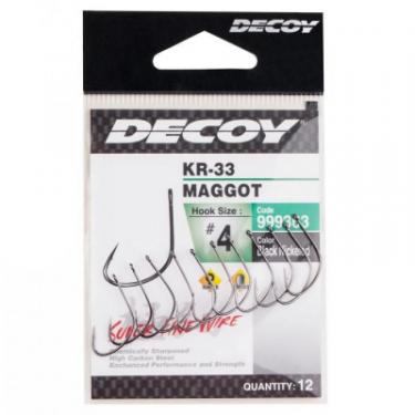 Крючок Decoy KR-33 Maggot 06 (12 шт/уп) Фото 1