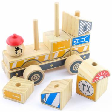 Развивающая игрушка Мир деревянных игрушек Ремонтная машина Фото 1