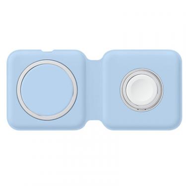 Зарядное устройство ColorWay MagSafe Duo Charger 15W for iPhone (Blue) Фото