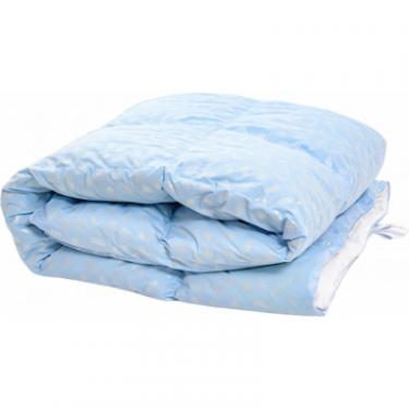 Одеяло MirSon пуховое 1843 Bio-Blue 50% пух деми 140x205 см Фото