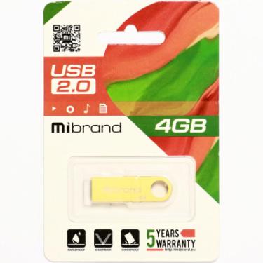 USB флеш накопитель Mibrand 4GB Puma Gold USB 2.0 Фото 1