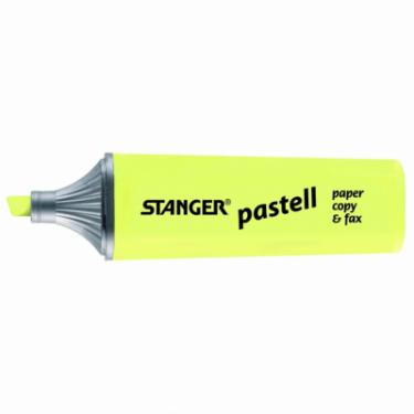 Маркер Stanger текстовый, пастель, желтый 1-5 мм Фото