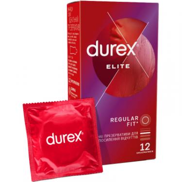 Презервативы Durex Elite латексні з силіконовою змазкою (тонкі) 12 шт Фото