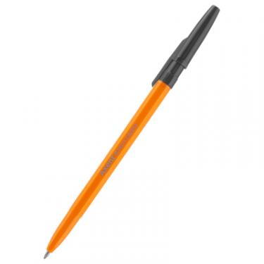 Ручка шариковая Delta by Axent Черная 0.7 мм Желтый корпус Фото