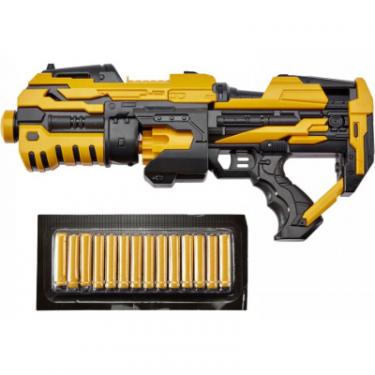 Игрушечное оружие ZIPP Toys Бластер + 14 патронов, жёлтый Фото
