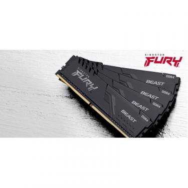 Модуль памяти для компьютера Kingston Fury (ex.HyperX) DDR4 8GB 3200 MHz Fury Beast Black Фото 6