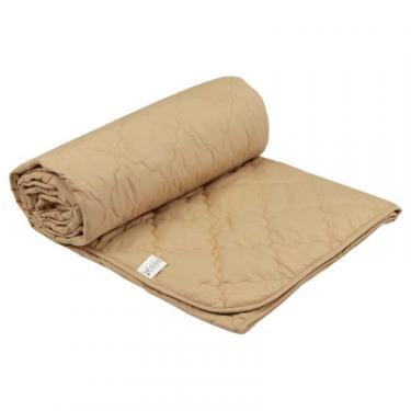 Одеяло Руно Шерстяное бежевое облегченное 200х220 см Фото