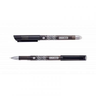 Ручка гелевая Buromax Erase Slim Пиши стирай 0.5 мм Черный корпус Фото