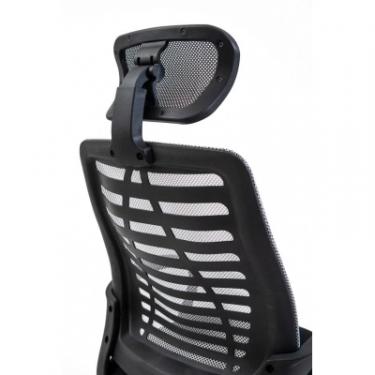 Офисное кресло Richman Бласт сетка чорная + сетка серая Фото 3