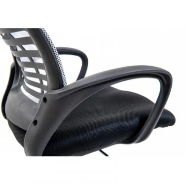 Офисное кресло Richman Бласт сетка чорная + сетка серая Фото 4