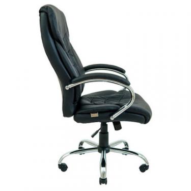 Офисное кресло Richman Кальяри хром к/з чорний Фото 2