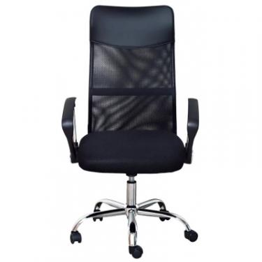 Офисное кресло Richman Ультра хром М-1 сетка + PU чорний Фото
