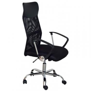 Офисное кресло Richman Ультра хром М-1 сетка + PU чорний Фото 2