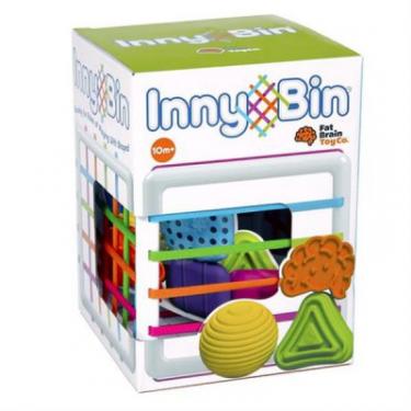 Развивающая игрушка Fat Brain Toys Куб-сортер со стенками-шнурочками InnyBin Фото 1