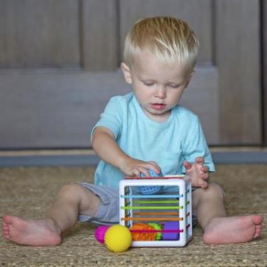 Развивающая игрушка Fat Brain Toys Куб-сортер со стенками-шнурочками InnyBin Фото 6