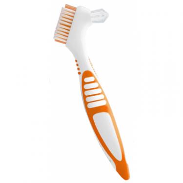 Зубная щетка Paro Swiss clinic denture brush для зубных протезов оранжевая Фото