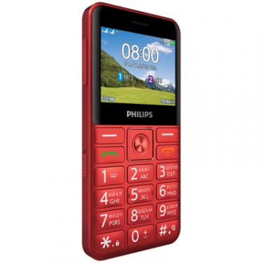 Мобильный телефон Philips Xenium E207 Red Фото 2