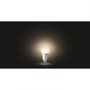 Умная лампочка Philips Hue Single Bulb E27, White, BT, DIM Фото 1