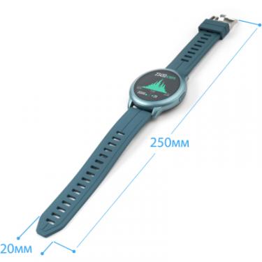 Смарт-часы Globex Smart Watch Aero Blue Фото 6