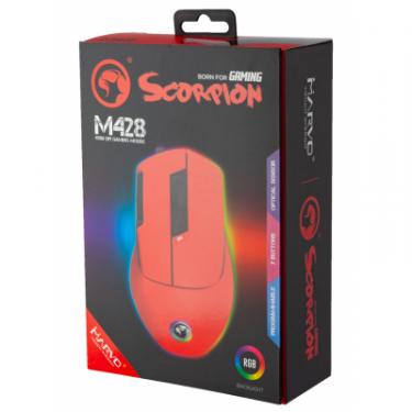Мышка Marvo M428 RGB-LED USB Red Фото 5