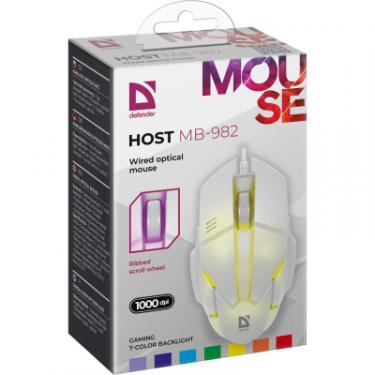 Мышка Defender Host MB-982 USB White Фото 2