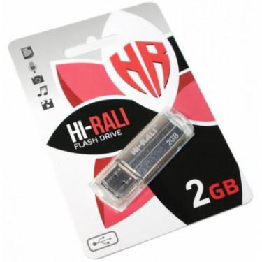 USB флеш накопитель Hi-Rali 2GB Corsair Series Silver USB 2.0 Фото