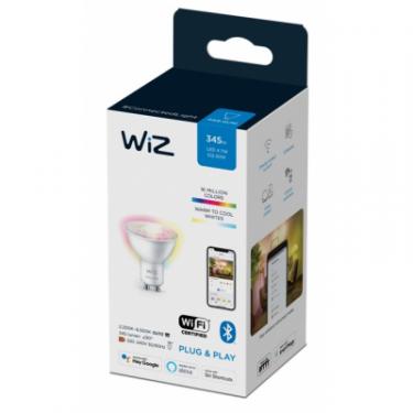 Умная лампочка WiZ GU10 4,7W(50W 400Lm) 2200-6500K RGB Wi-Fi Фото 7