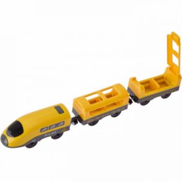 Железная дорога ZIPP Toys Міський експрес 92 деталі, Жовтий Фото 7