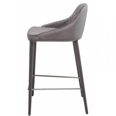 Барный стул Concepto Elizabeth сірий Фото 1