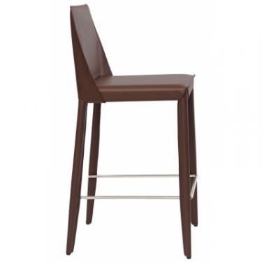 Кухонный стул Concepto Marco напівбарний темно-коричневий Фото 1