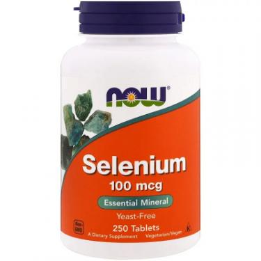 Минералы Now Foods Селен, Selenium, 100 мкг, 250 таблеток Фото