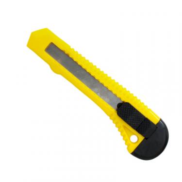 Нож канцелярский H-Tone 18 мм жовтий Фото