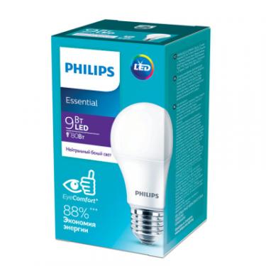 Лампочка Philips ESS LEDBulb 9W 950lm E27 840 1CT/12 RCA Фото 1