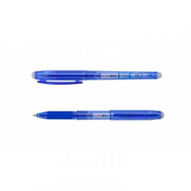 Ручка гелевая Buromax Пиши-Стирай EDIT, 0.7 мм, сині чорнила Фото
