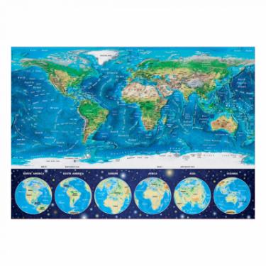 Пазл Educa неон - Карта світу 1000 елементів Фото 1