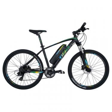 Электровелосипед Trinx E-Bike X1E 26" рама-17" Matt-Black-Green-Blue Фото