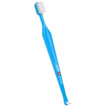 Зубная щетка Paro Swiss exS39 в поліетиленовій упаковці Ультрам'яка Блакит Фото